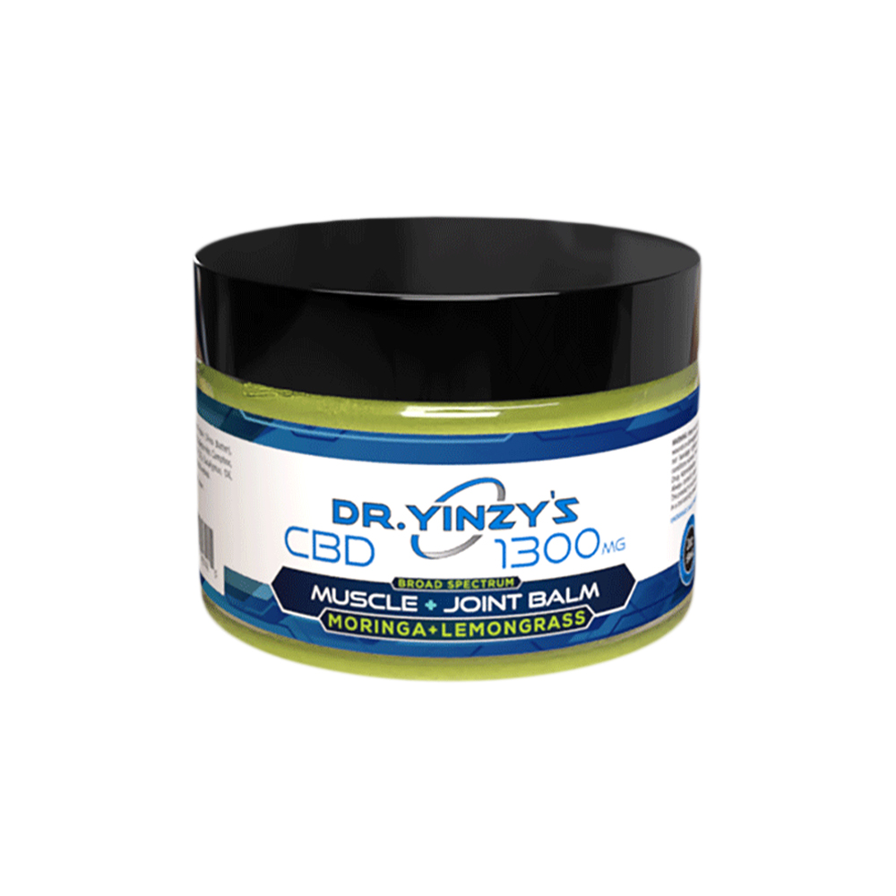 Muscle & Joint Lemongrass & Moringa Balm Broad Spectrum  2oz 1300MG