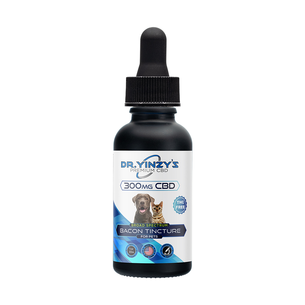 Pet Tincture Broad Spectrum MCT Oil T-Free for Dogs Bacon 30ml 300mg