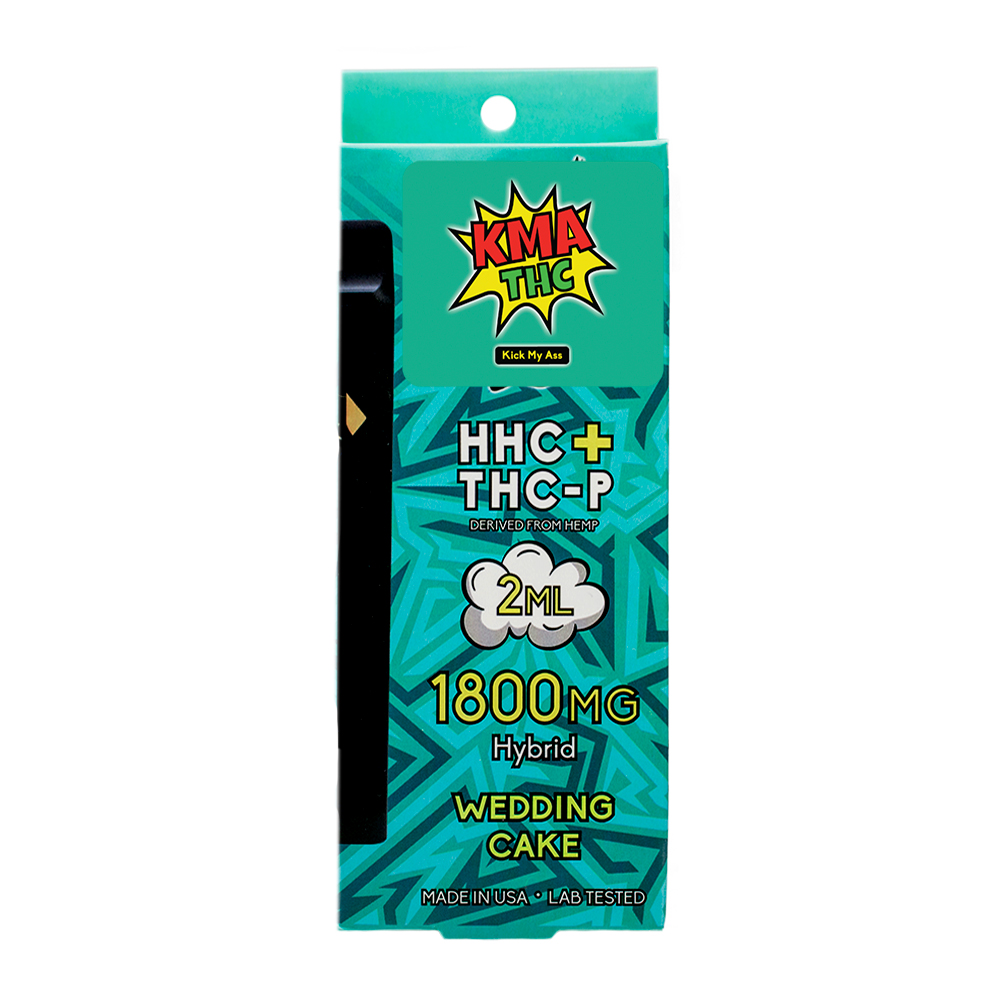 THC-P with HHC Disposable Hybrid Wedding Cake 1800mg