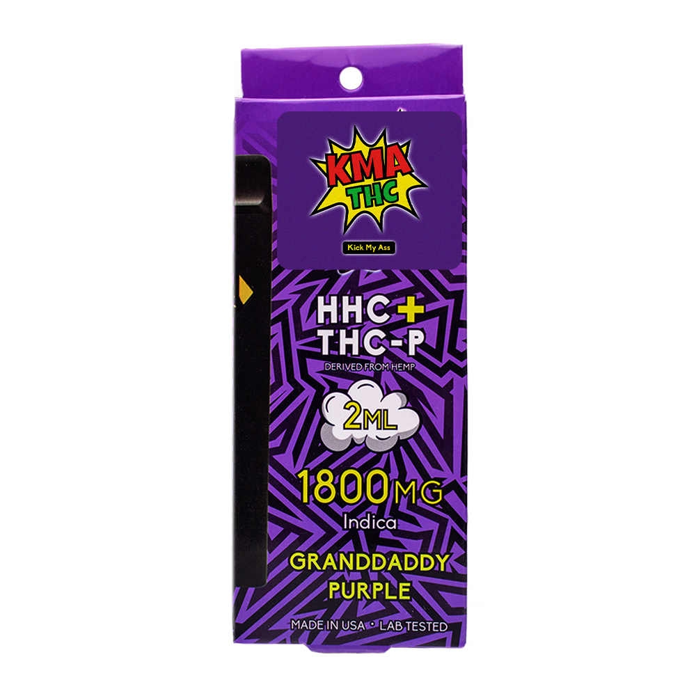 THC-P with HHC Disposable Indica Granddaddy Purple 1800mg